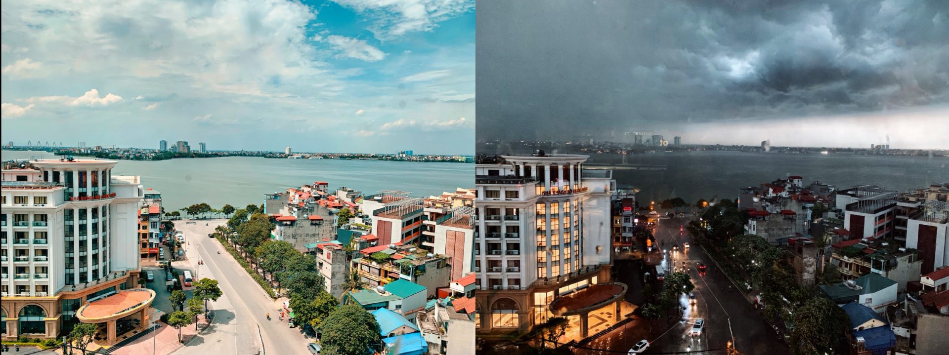 View hồ Tây khi bạn ghé thăm Tủ sách Got It