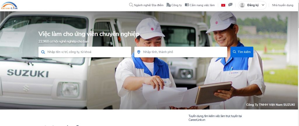 Careerlink là một trong các trang web tìm việc làm cho sinh viên tốt nhất hiện nay