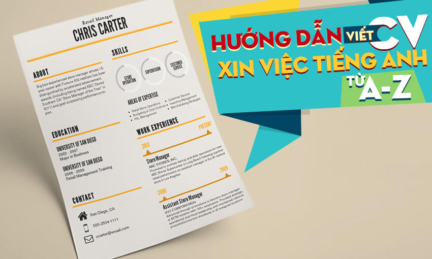 Cách viết CV bằng tiếng Anh cho sinh viên mới ra trường