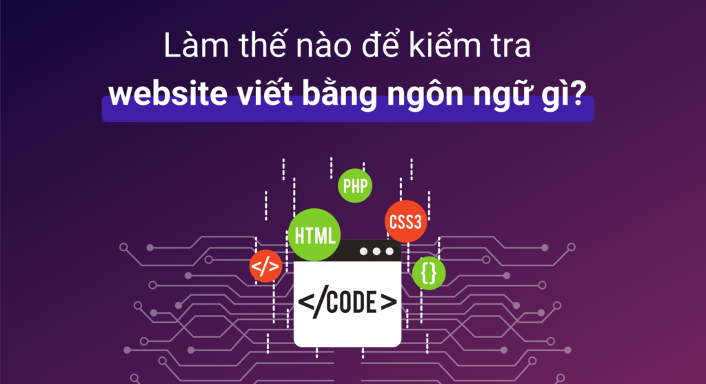 Hướng dẫn cách kiểm tra website viết bằng ngôn ngữ gì
