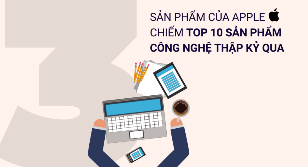3 sản phẩm của Apple chiếm top 10 sản phẩm công nghệ thập kỷ qua
