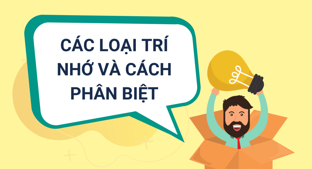 Các loại trí nhớ và cách phân biệt chúng