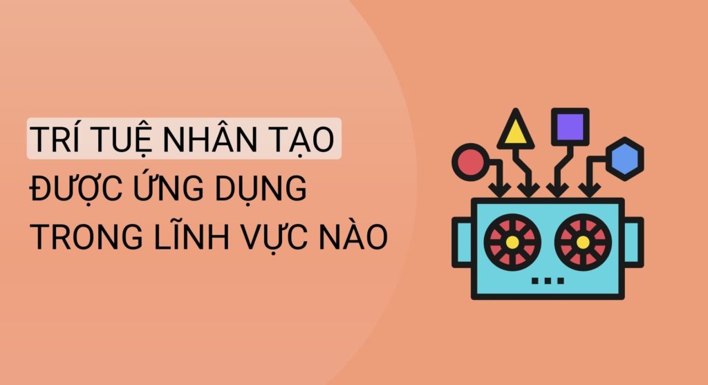 Trí tuệ nhân tạo được ứng dụng trong lĩnh vực nào?