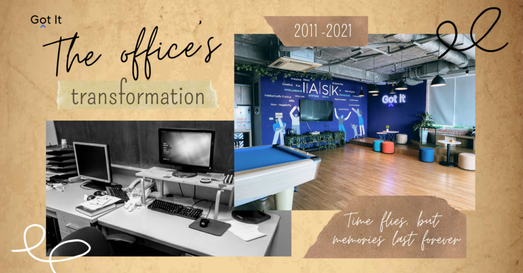 Office của Got It đã thay đổi thế nào sau 10 năm?