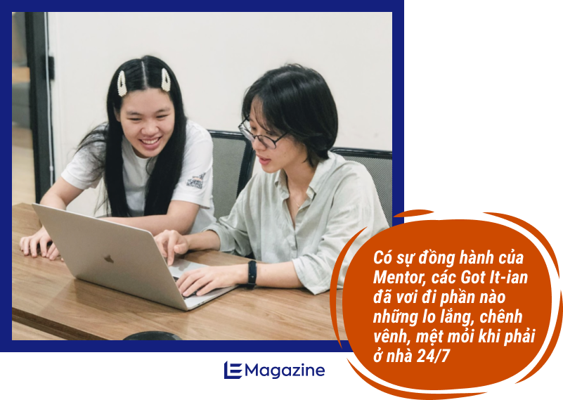 Làm việc từ xa cùng mentor