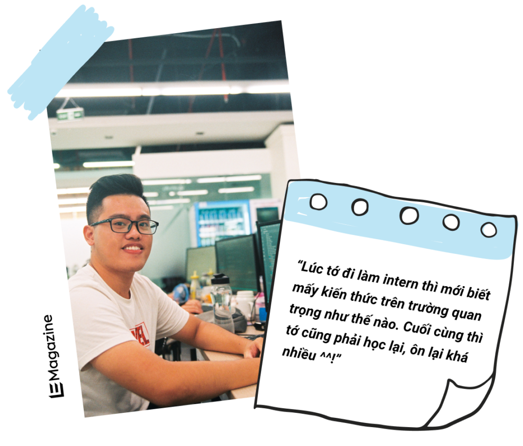 Vừa đi học vừa đi làm intern quan trọng
