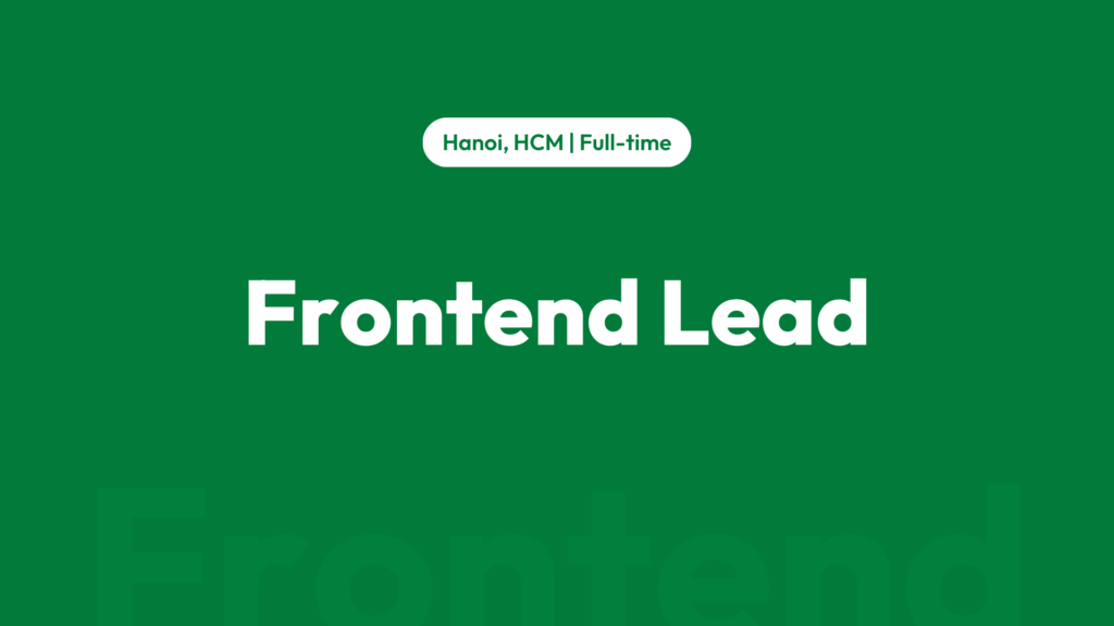 Frontend Lead